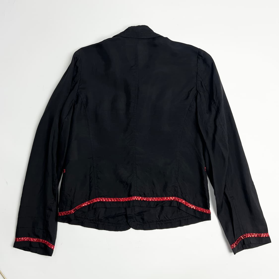 꼼데가르송 로브드샹브레 리본 콘페티 트리밍 자켓 상품이미지10