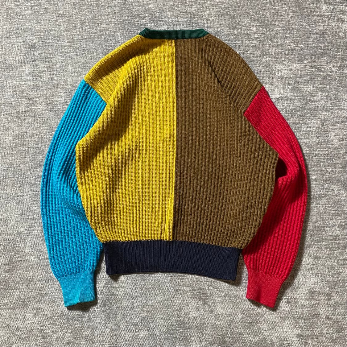 -90s Dolce 컬러브록 울 니트 상품이미지5