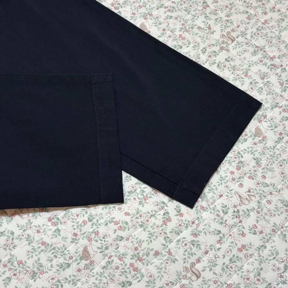 무인양품 가로세로 스트레치 치노 턱 와이드 팬츠 (새상품) 상품이미지4