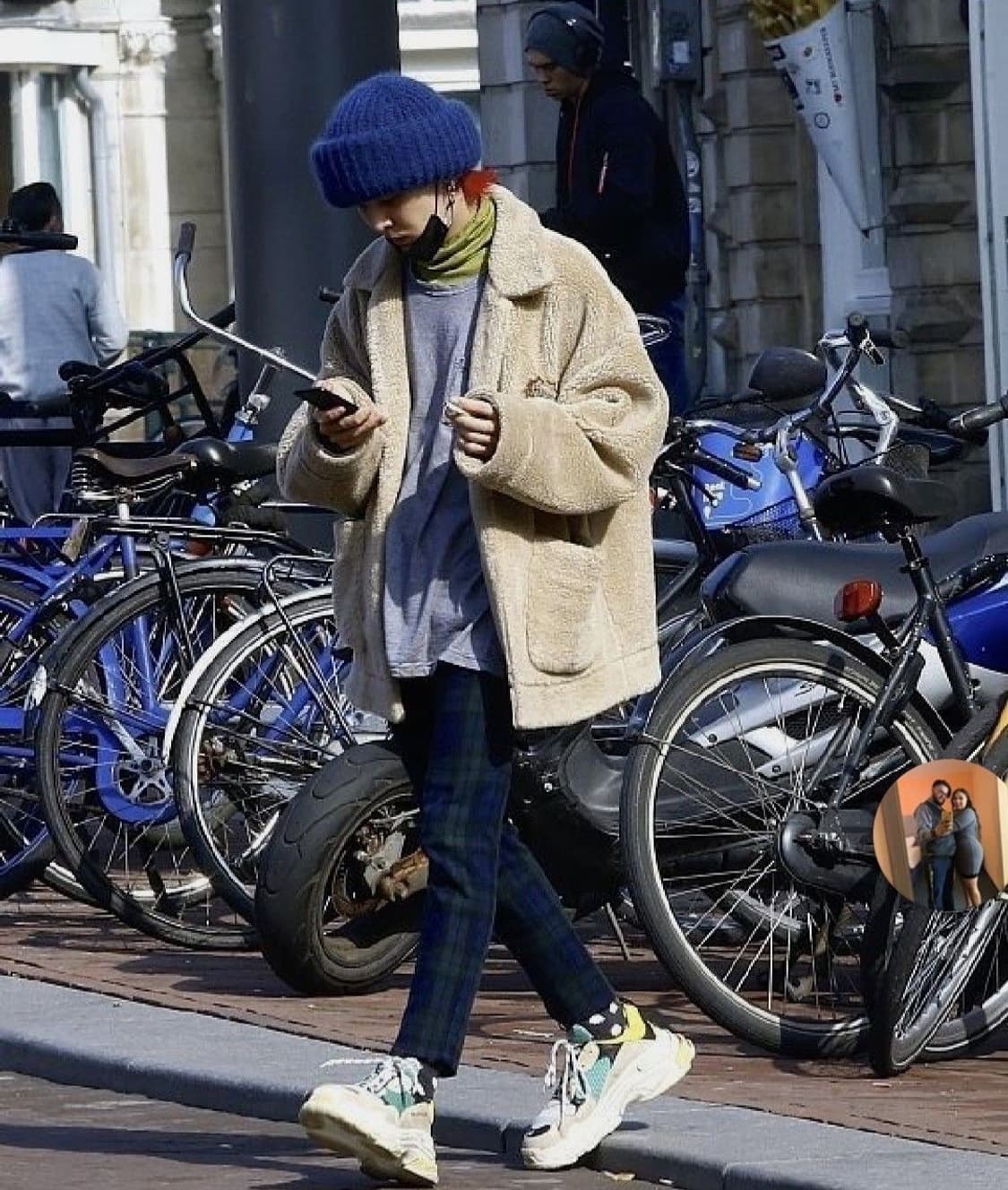 [F] Tak Ori 탁오리 모헤어 비니 지드래곤 착용 상품이미지4