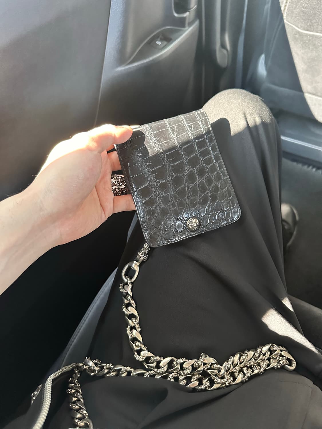 크롬하츠 크로커다일 앰보스드 지갑 상품이미지1