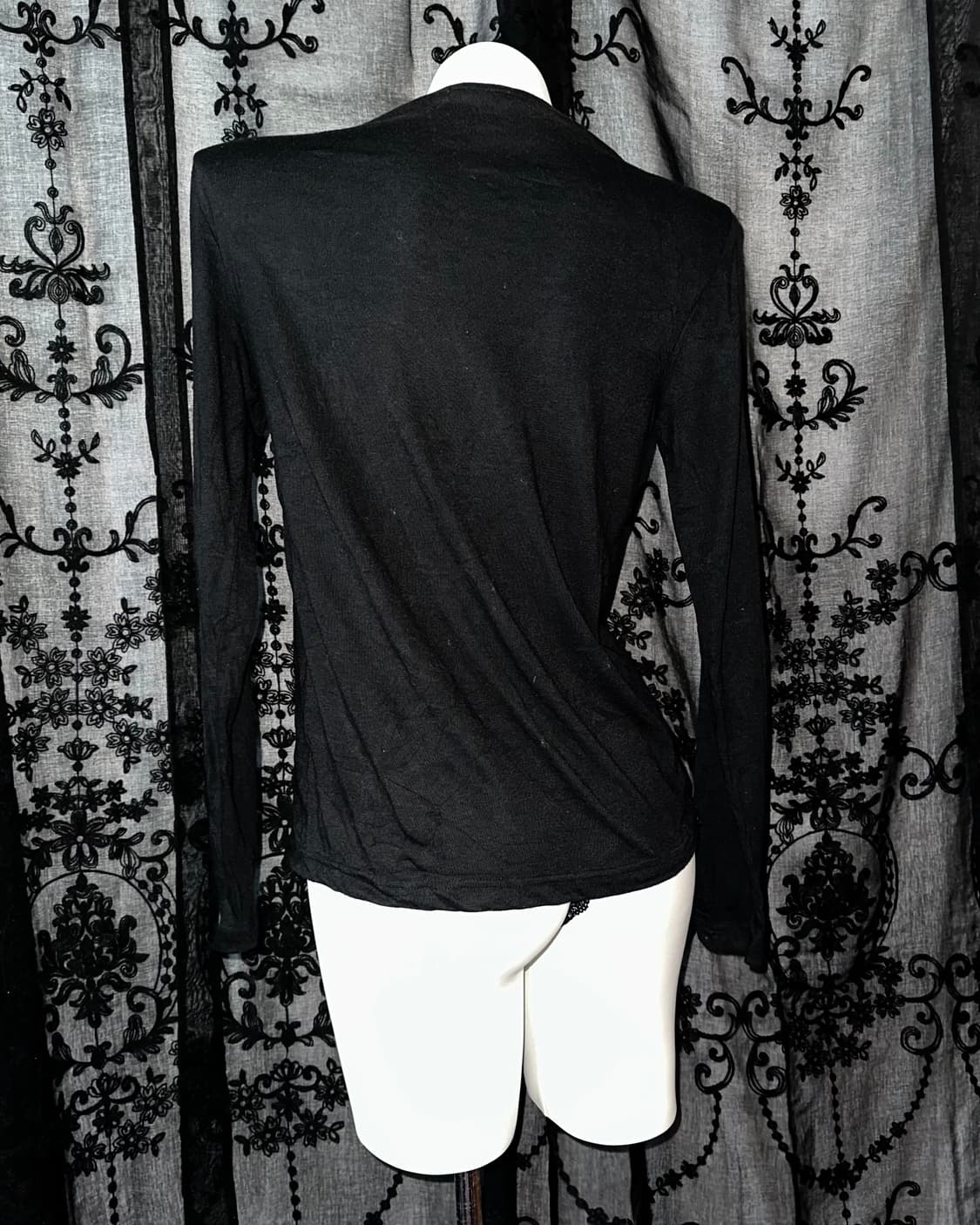 Rock chic black long-sleeve 상품이미지3