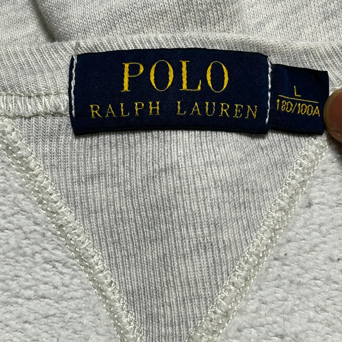 L 폴로랄프로렌 그레이 그래픽 맨투맨 상품이미지4
