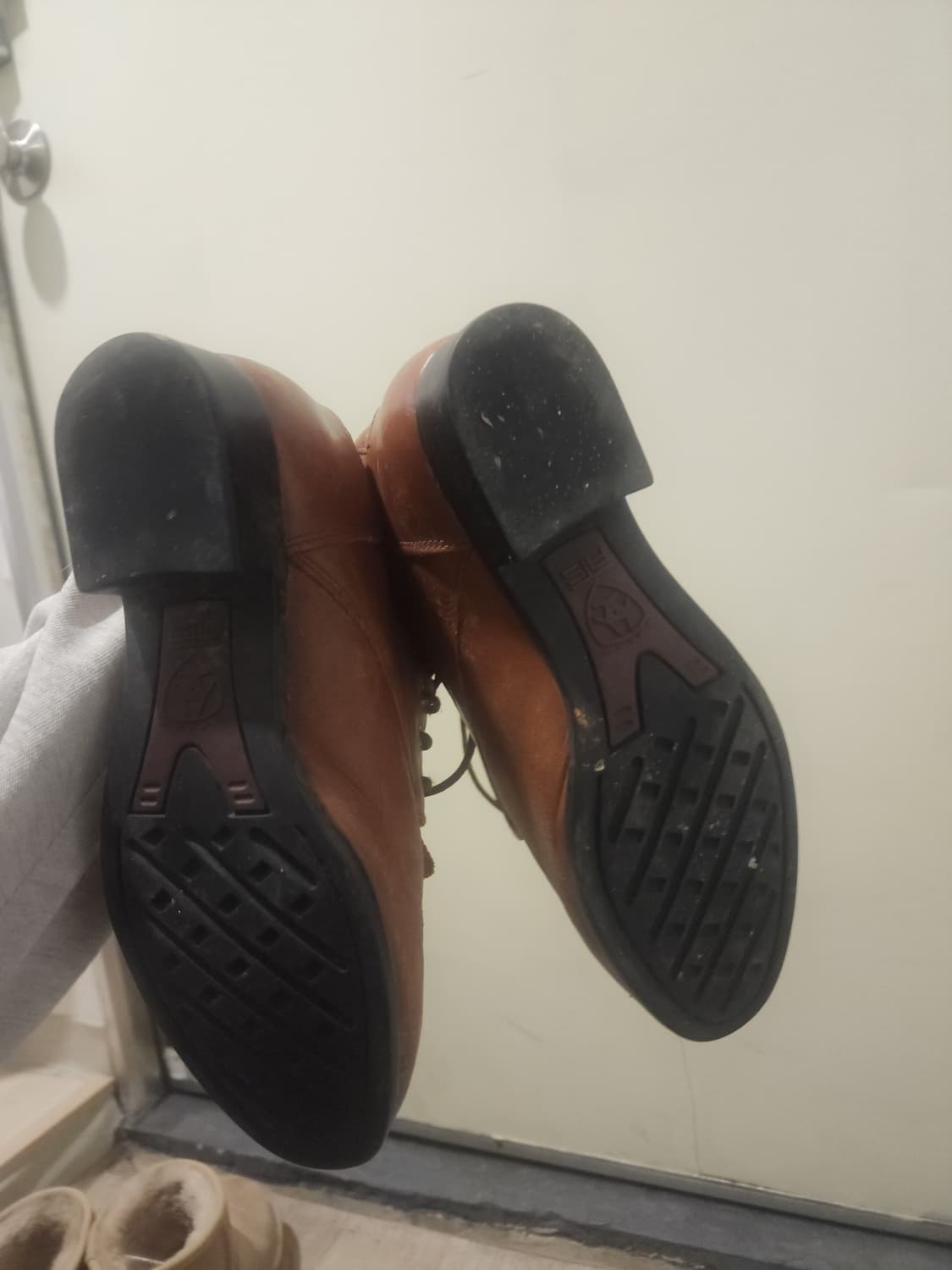 ariat brown leather riding boots 상품이미지4