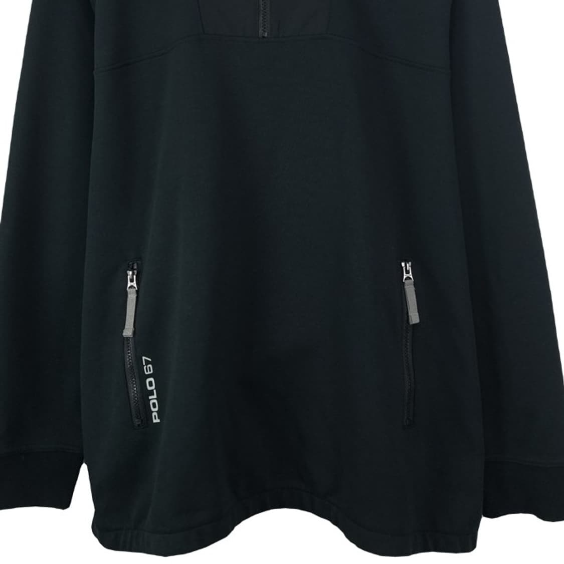 [폴로 랄프로렌] 포니 로고 하프집업 아노락 후드티 블랙 M18765 상품이미지5