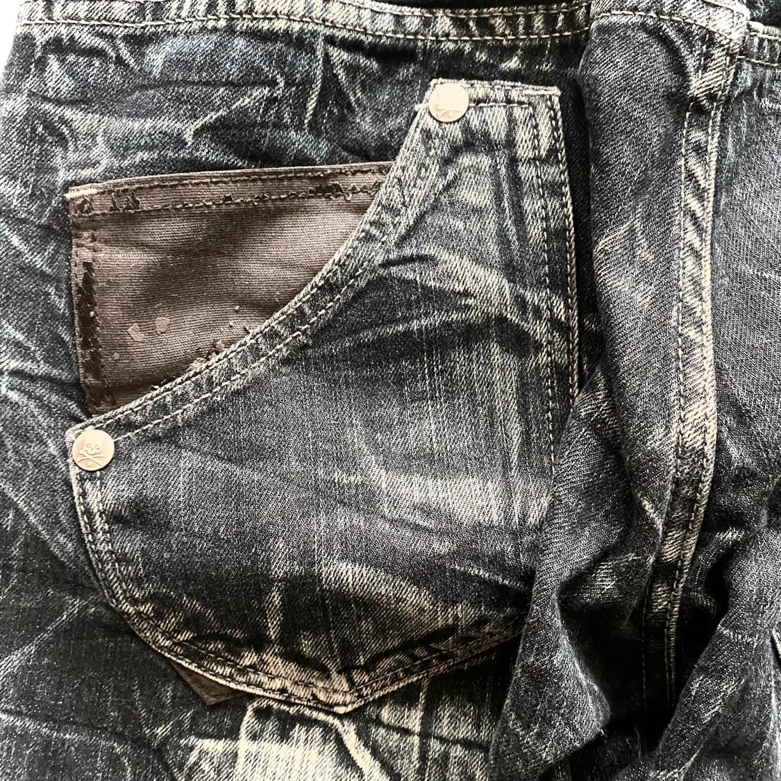 Y2K 해골 팬츠 상품이미지6