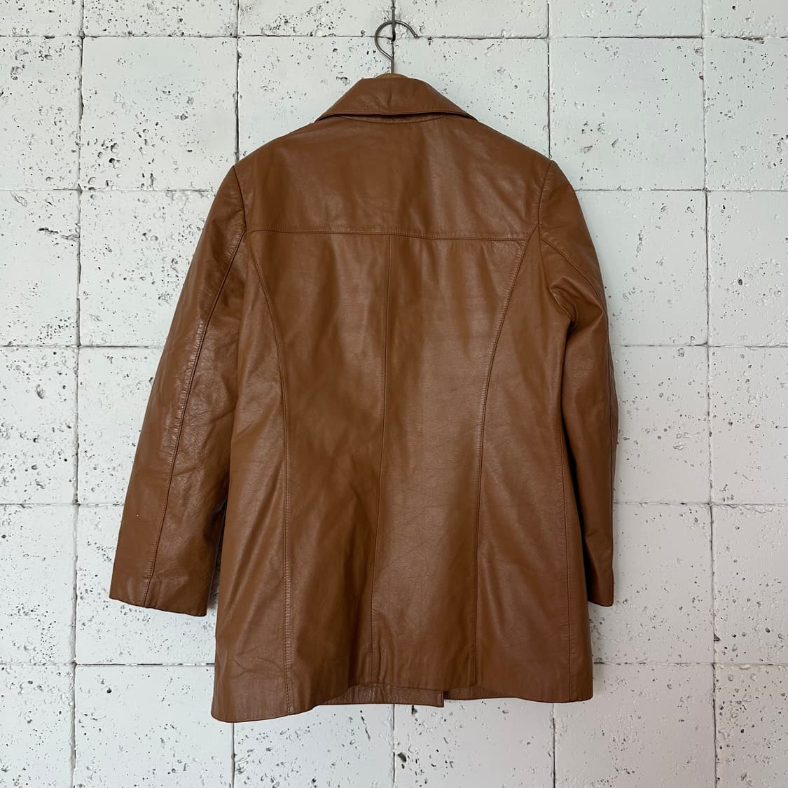 우먼66 빈티지 소가죽 자켓 상품이미지5