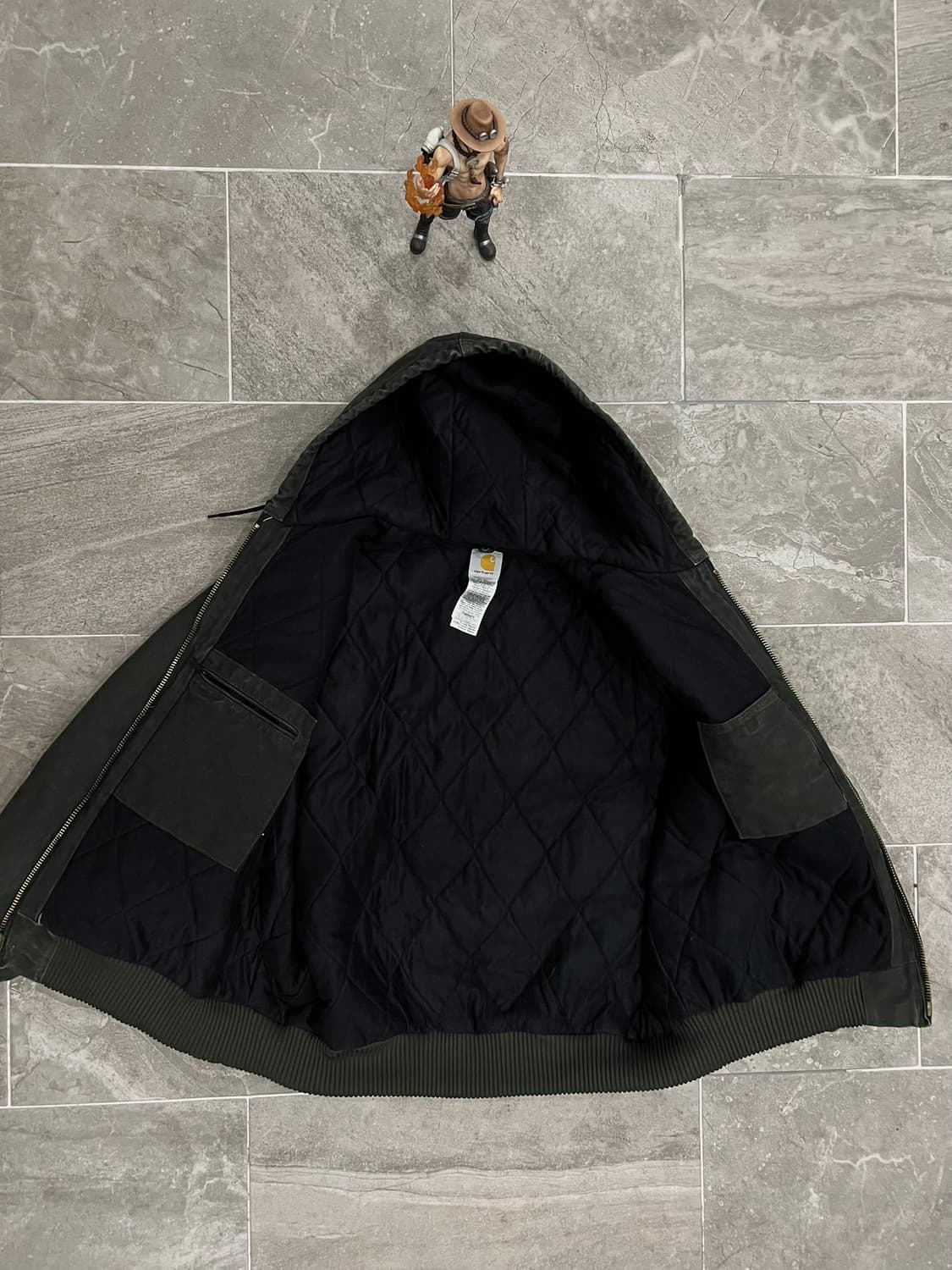 (XL) 칼하트 후드 덕 액티브 자켓 J130 MOS 모스그린 상품이미지3