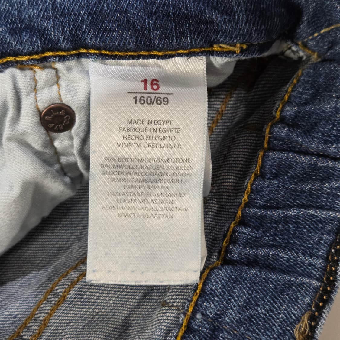 폴로랄프로렌 걸즈 밴딩 데님팬츠 16 상품이미지7