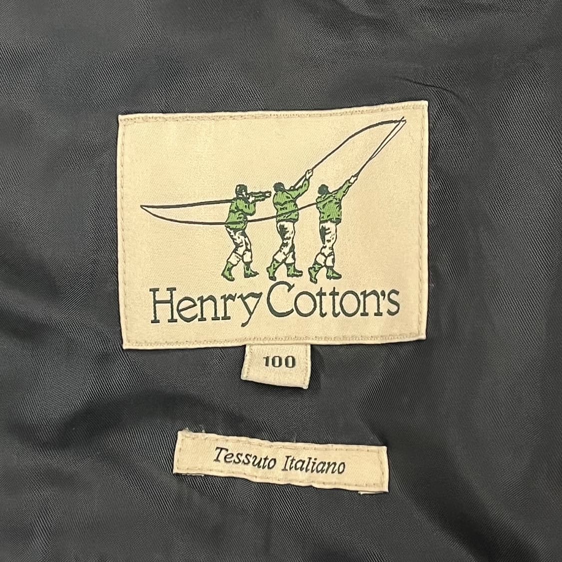 [정품/100] 헨리코튼 블랙 벨벳 자켓 b18 상품이미지5