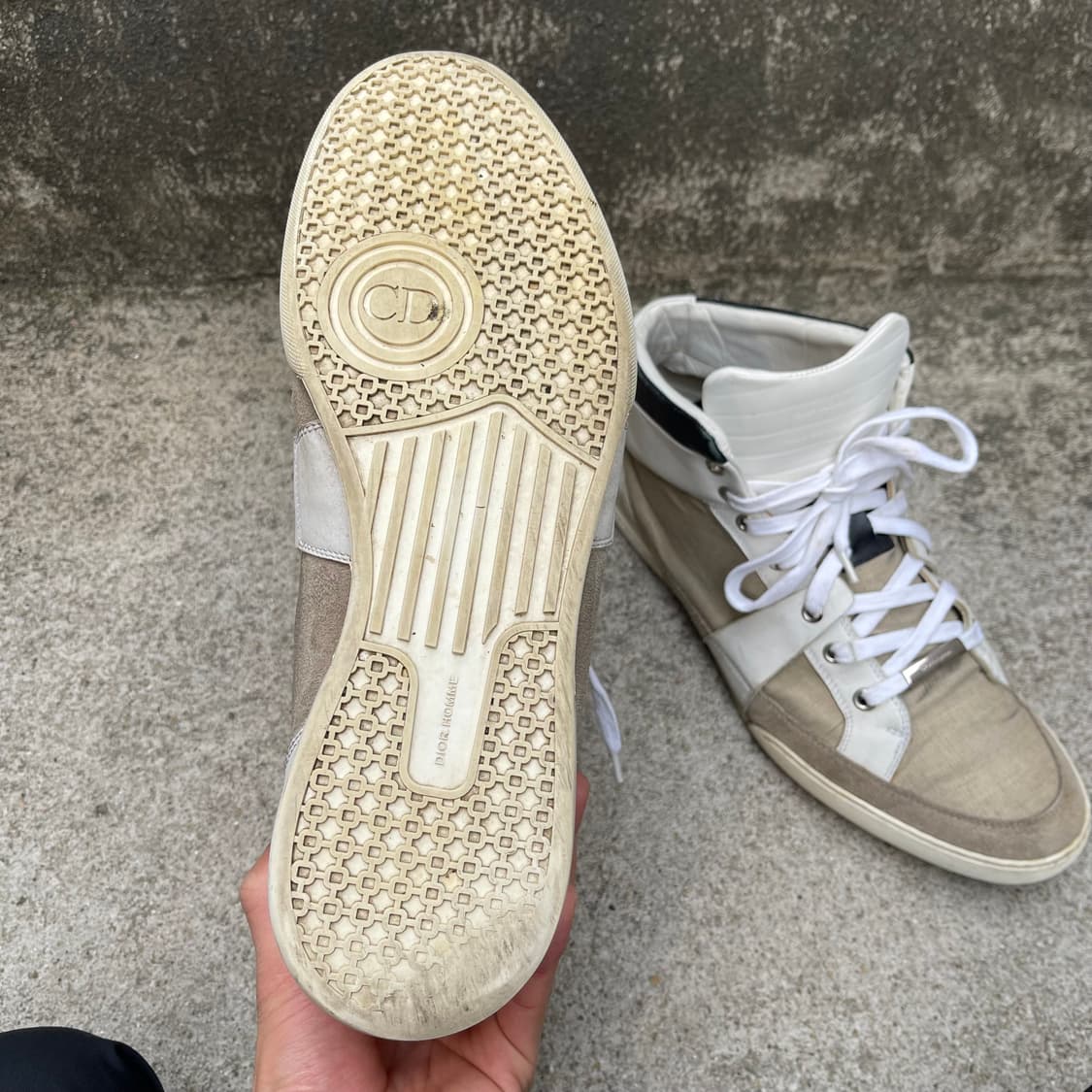 [42.5] Dior Homme 2010s 아카이브 하이탑 스니커즈 상품이미지7