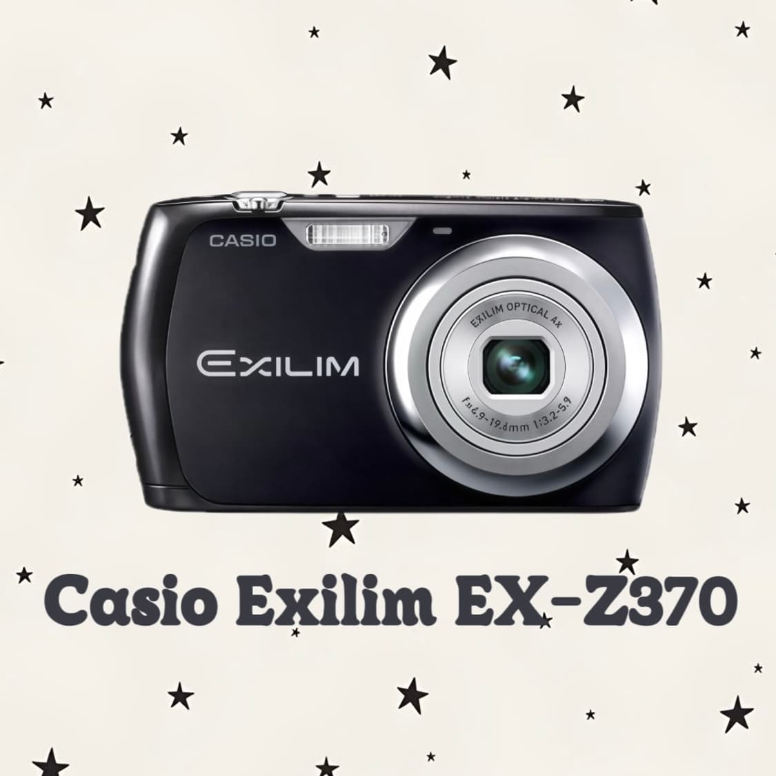 [S급!/작례O] 카시오 엑슬림 EX-Z370 블랙 빈티지 디지털 카메라 상품이미지1