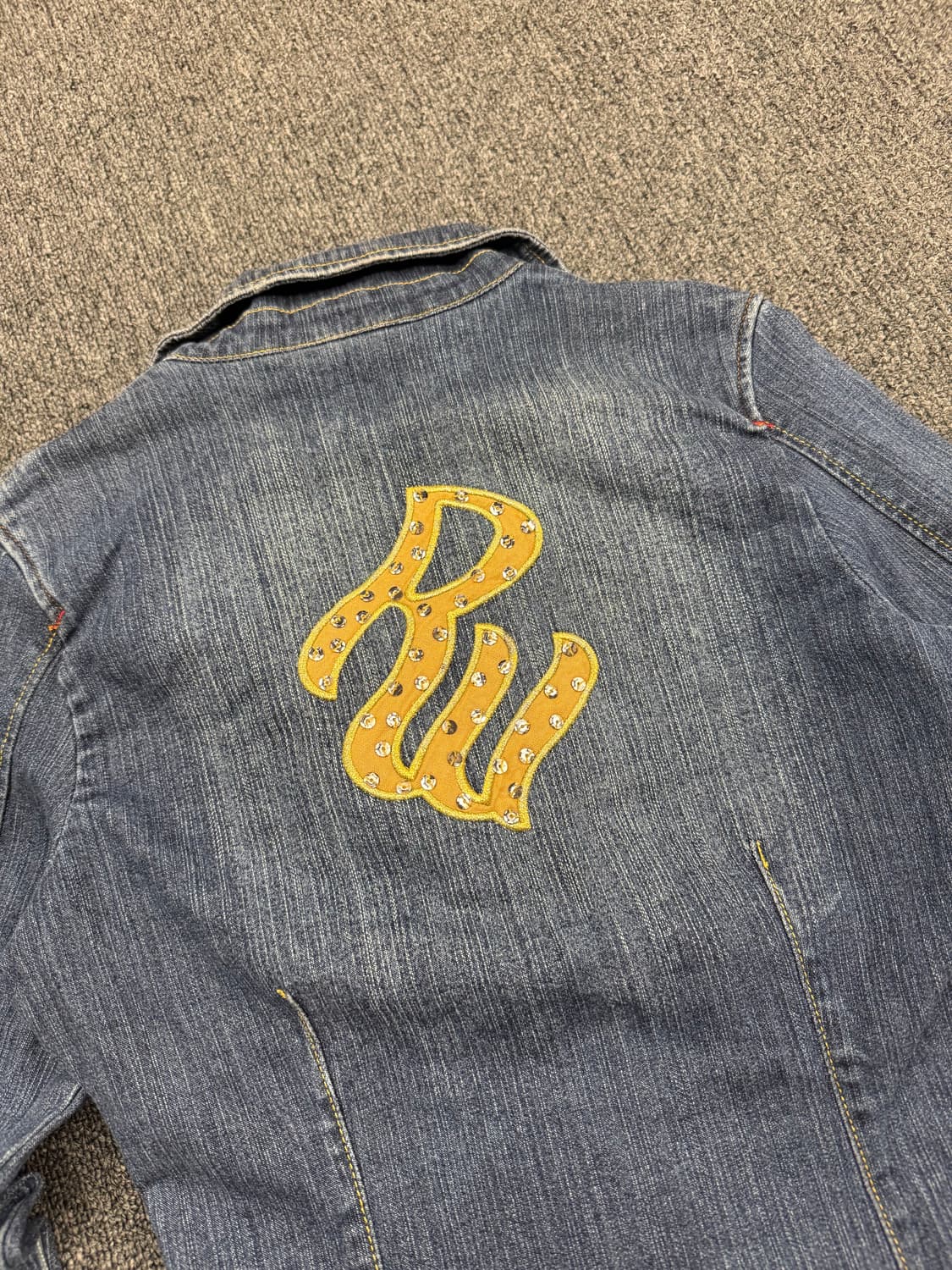 로카웨어 빈티지 여성 y2k 데님집업 자켓 상품이미지5