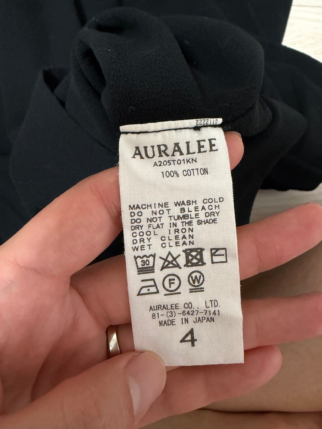 오라리 검정 반팔티 상품이미지3