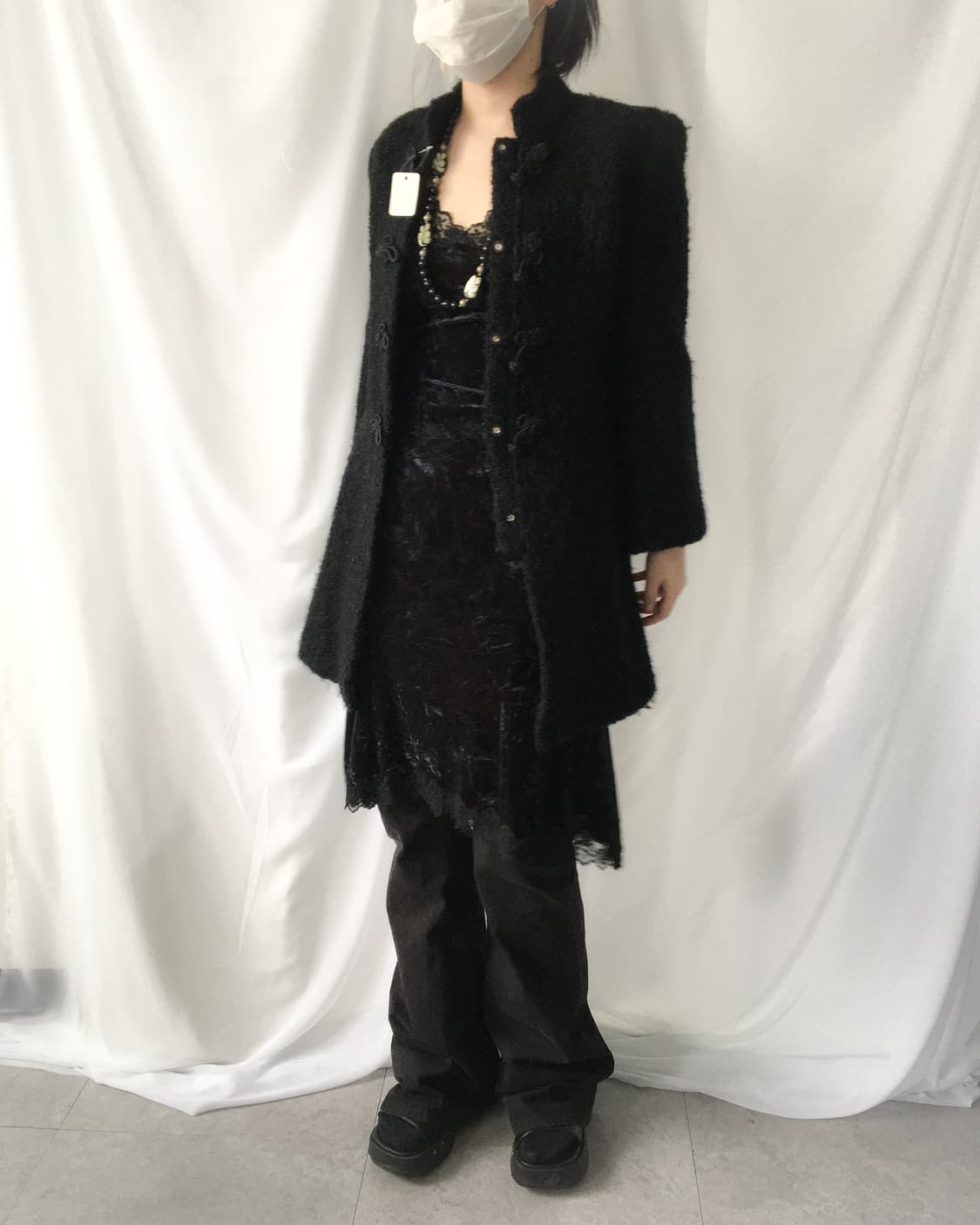 Qipao button point woolen jacket 상품이미지7