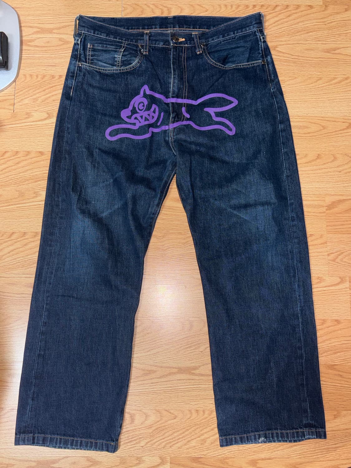 BBC 빌리네어 보이즈 클럽 러닝독 개바지 퍼플 팬츠 상품이미지1