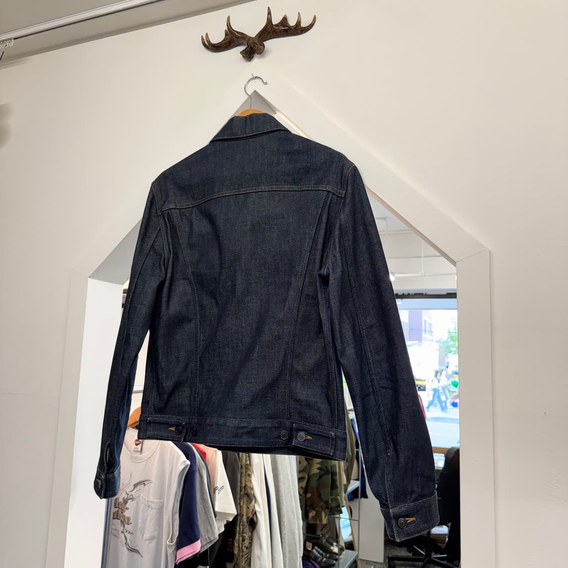 아페쎄 생지 데님 트러커 자켓 made in France (XS)  상품이미지4