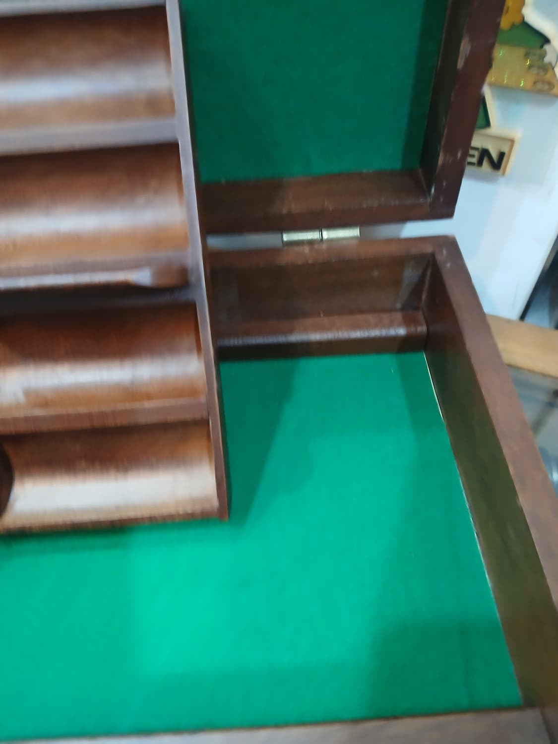 80년대 빈티지 미국 카지노칩 보관 나무박스  상품이미지4