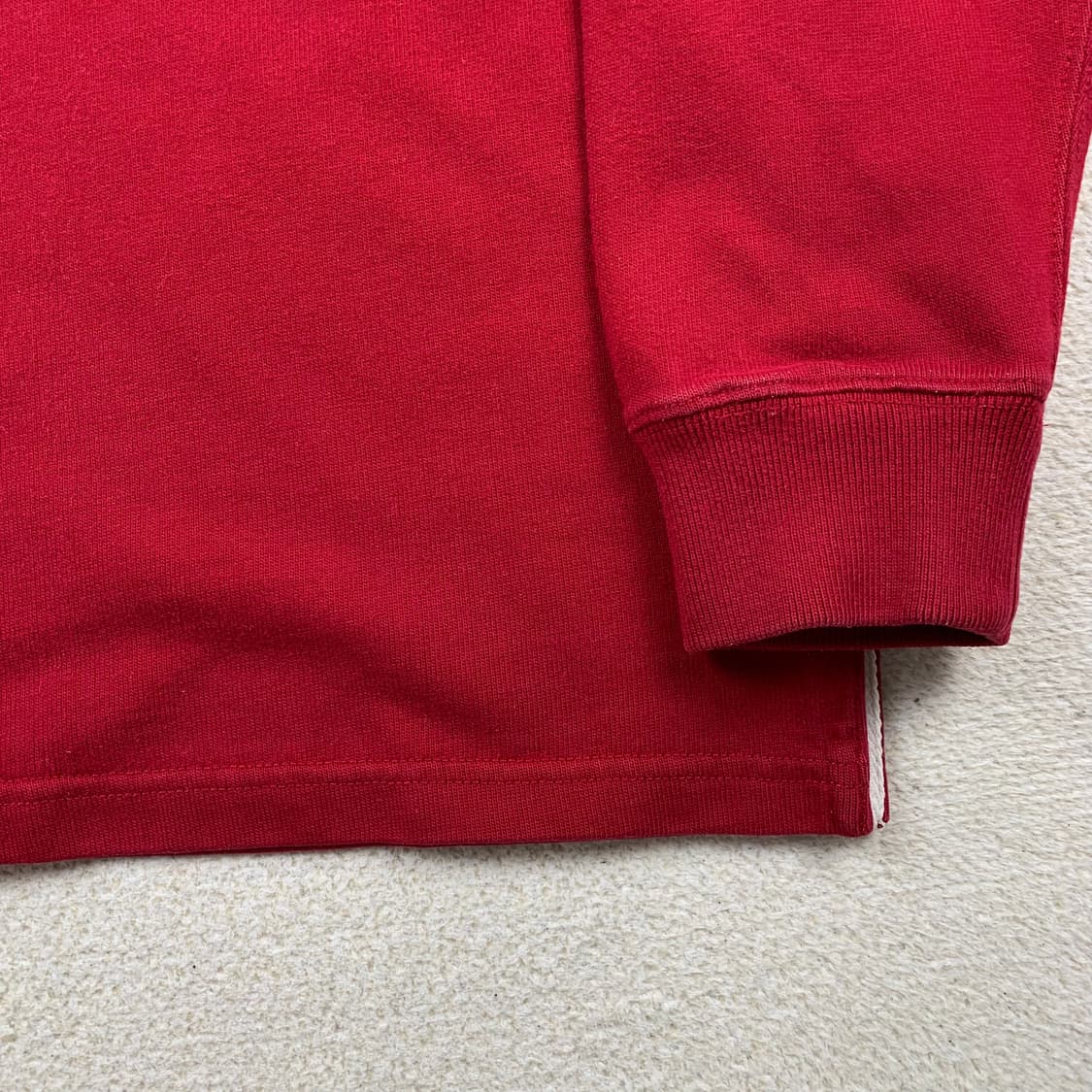 폴로 랄프로렌 포니로고 럭비 티셔츠 레드  상품이미지5