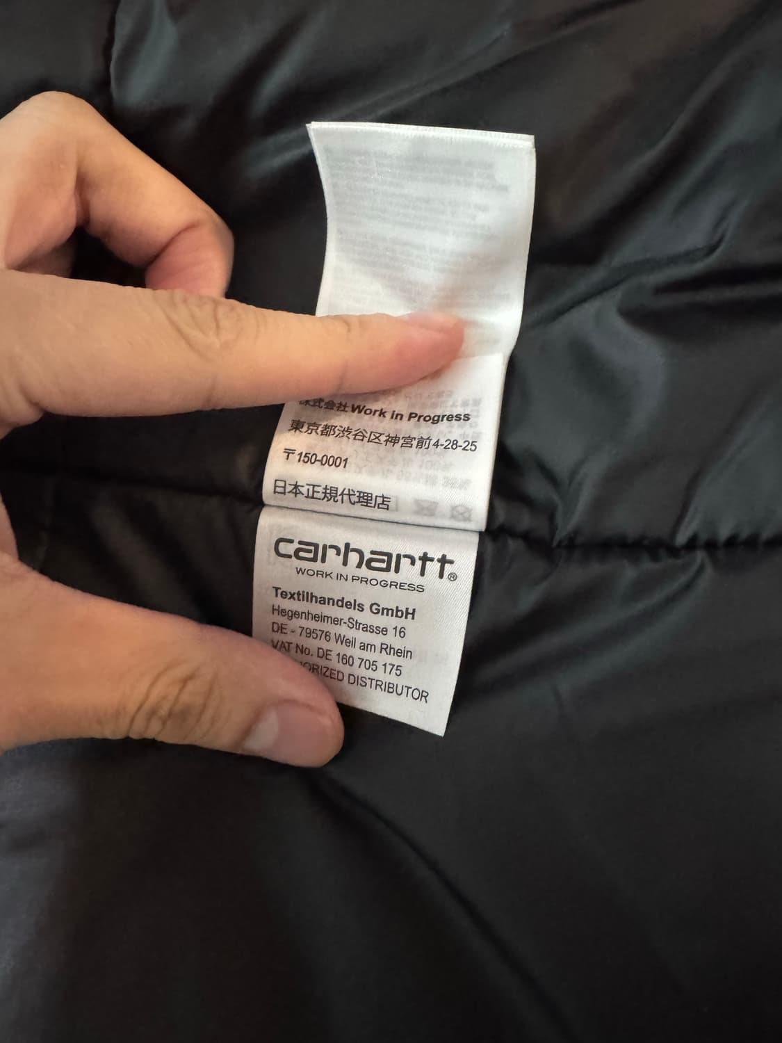 Carhatt Valley Jacket Black 상품이미지10