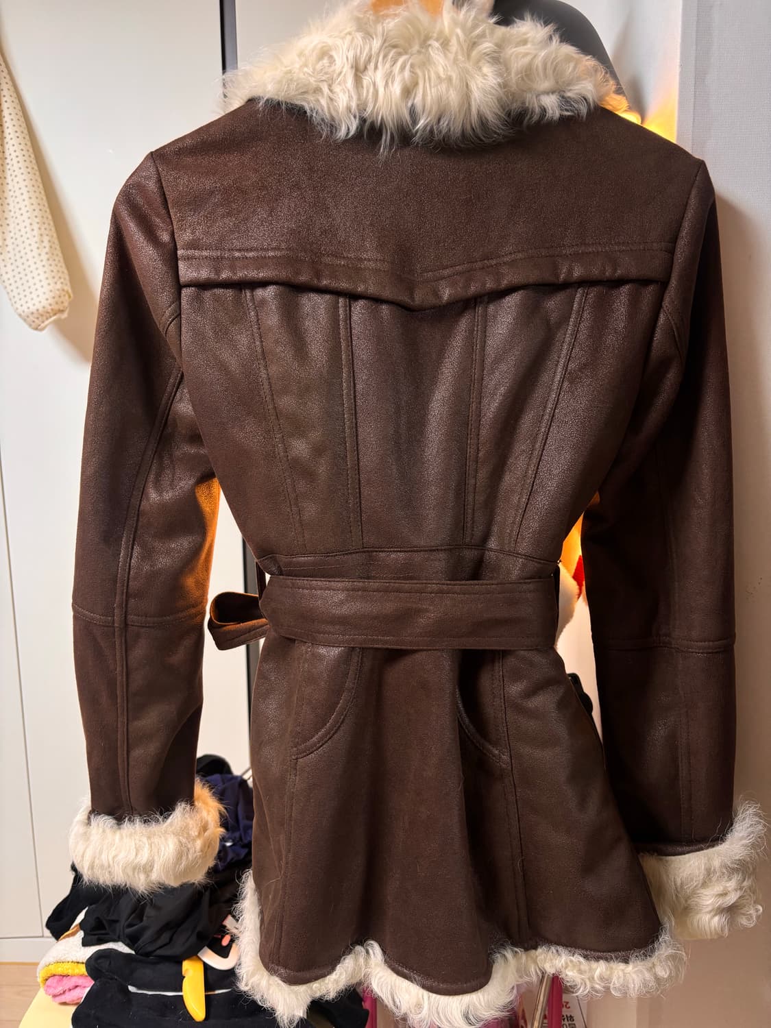 갸루 y2k 오네갸루 퍼 아우터 상품이미지7