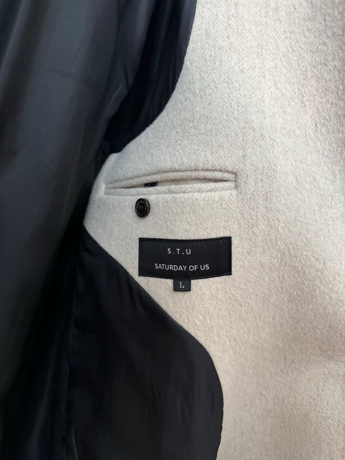 STU Office 어플롱코트  (떡볶이후디코트) 상품이미지3