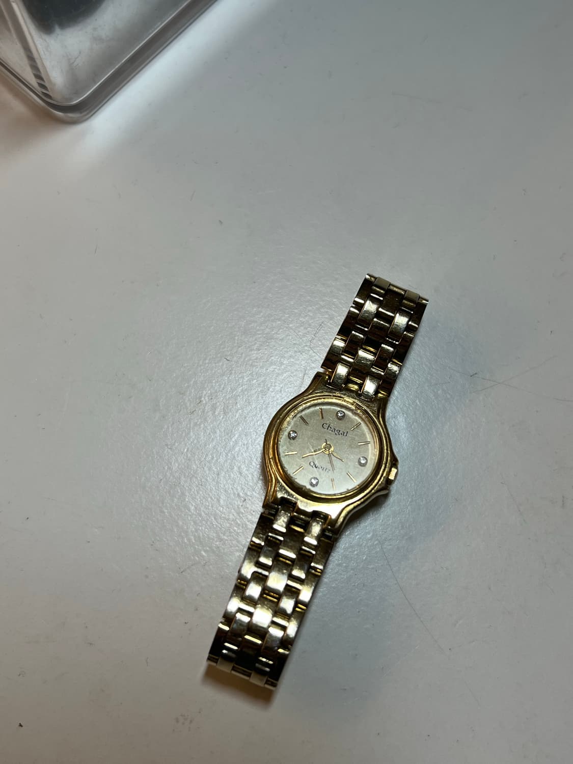 샤갈 Chagal 1988 서울 올림픽 기념 여성 금장 시계 상품이미지1