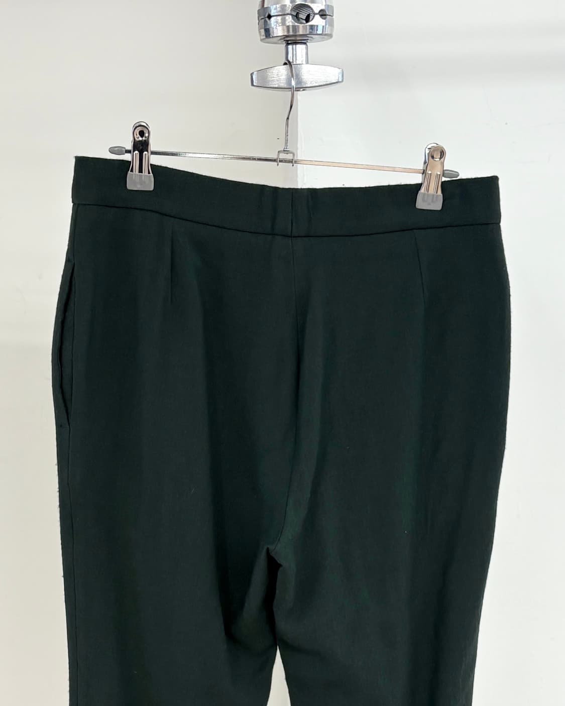 하이더 아커만 카키 핀턱 울 팬츠 상품이미지5