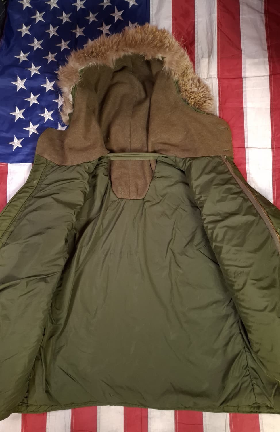 오리지날 70's 캐나다군 울 라이너 콜드 파카 상품이미지9