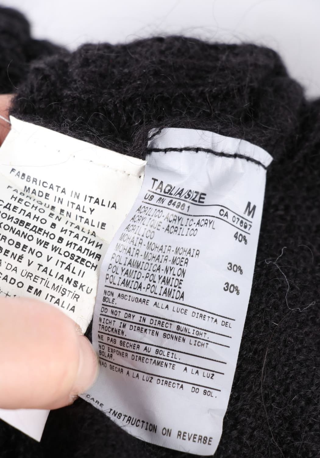 베네통 모헤어 오간자 레이어드 롱 드레스 원피스 made in italy 상품이미지5