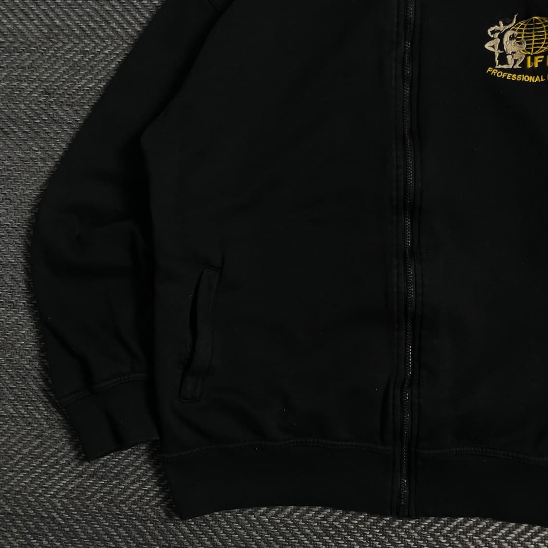 IFBB 프로페셔널 리그 빅로고 트레이닝 집업y 3976 상품이미지5