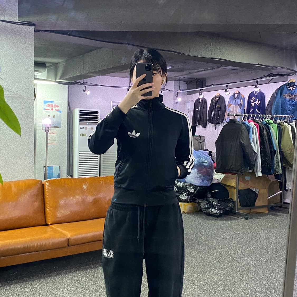 아디다스 오리지널 파이어버드 블랙 배색 트랙 탑 져지 B3217 상품이미지1