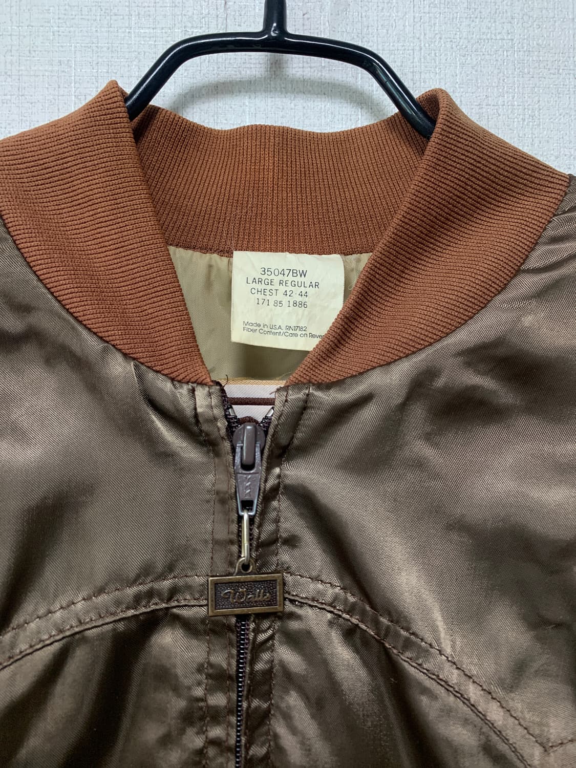 Walls 80s 웨스턴 세틴 자켓 상품이미지2