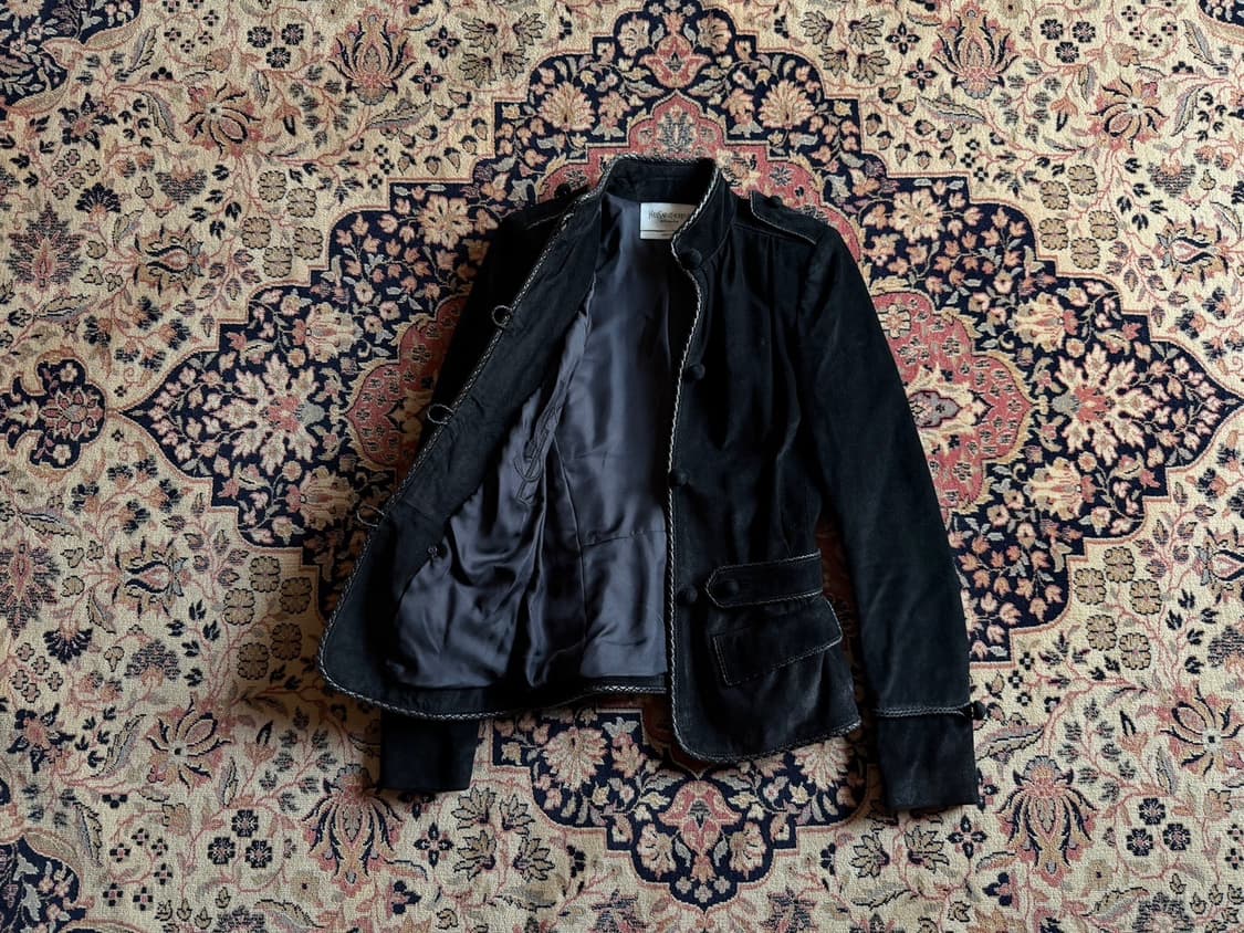 이브생로랑 아카이브 스웨이드 자켓 55 상품이미지4