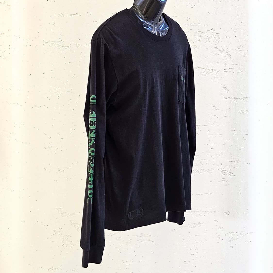 [L] 크롬하츠 롱슬리브 티셔츠 블랙 B1210N108 상품이미지2