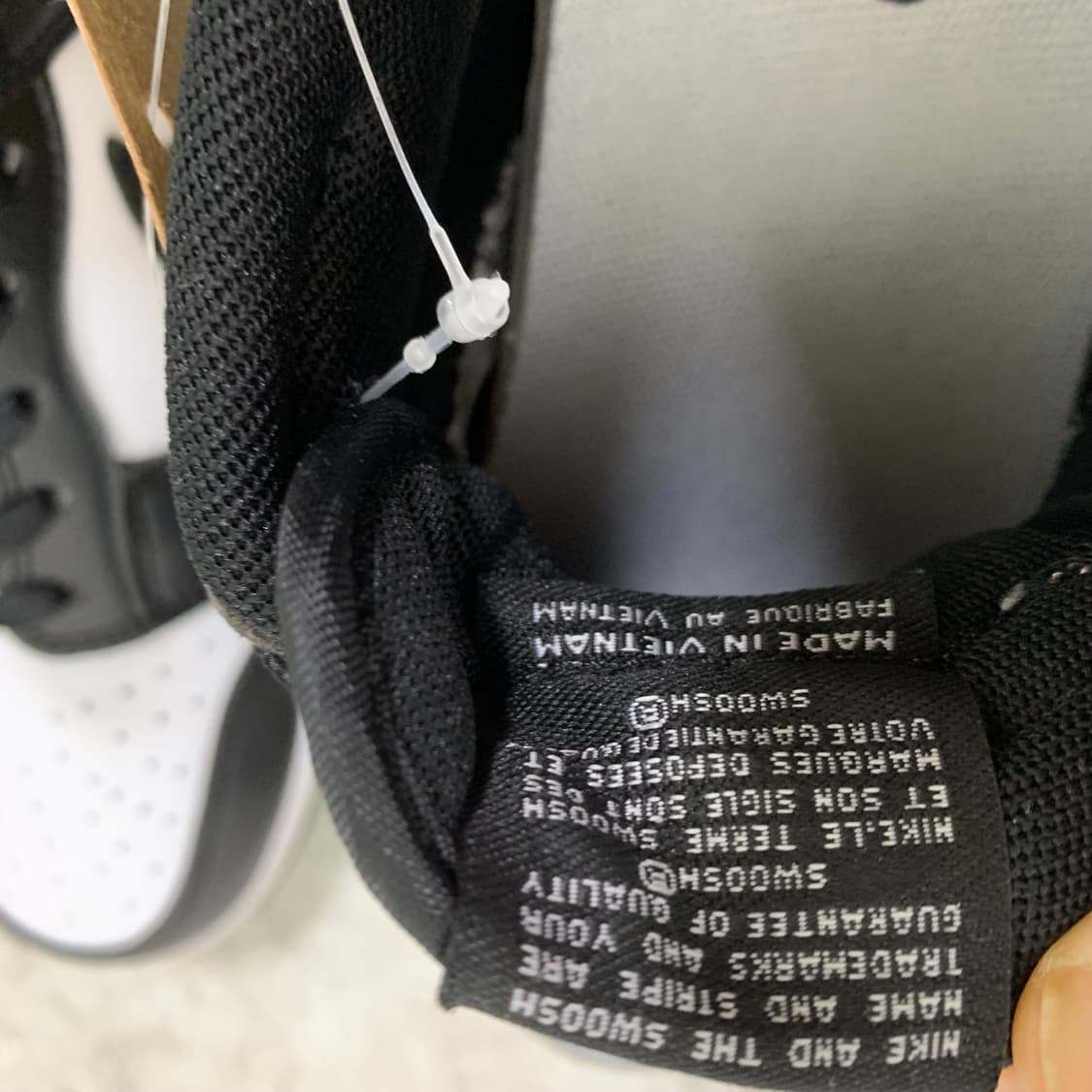 나이키 조던 덩크 로우 블랙 화이트 오레오 범고래 265 상품이미지8