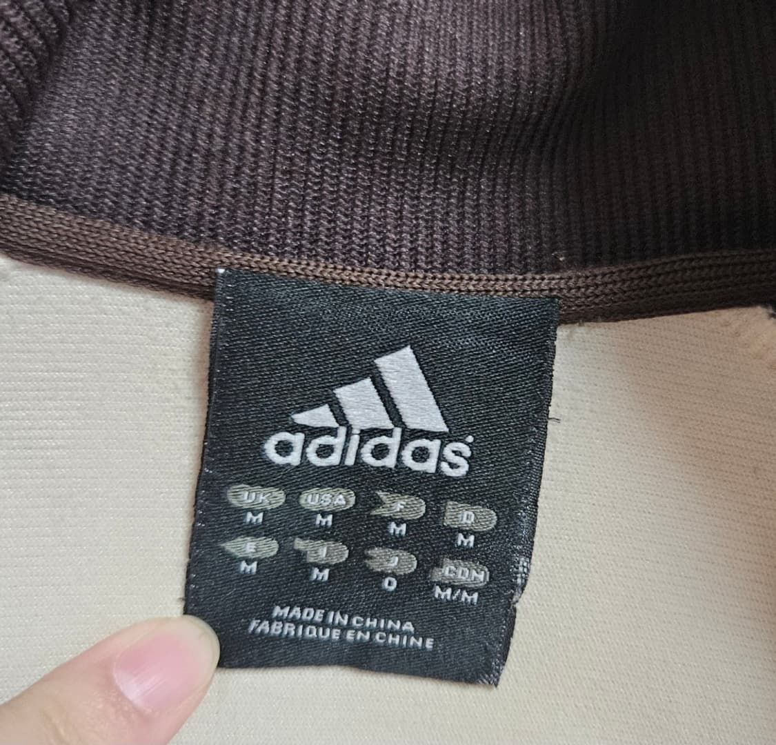 아디다스 희귀 빈티지 져지 브라운 아이보리 상품이미지9