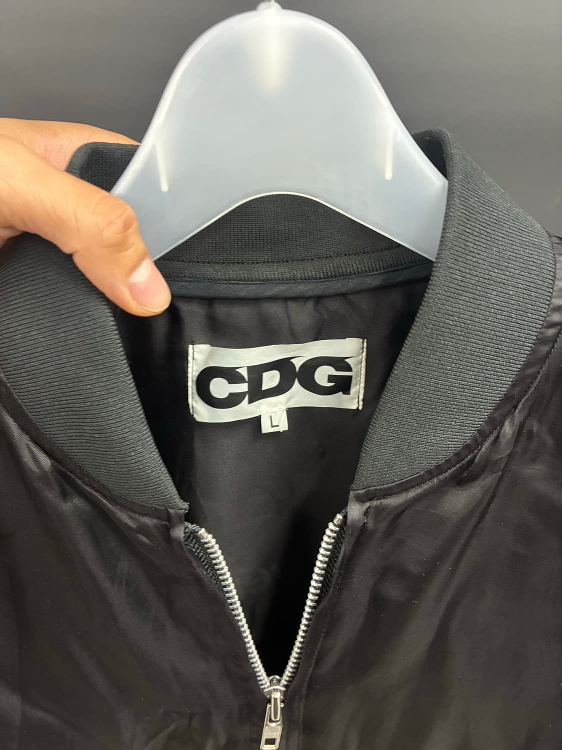 CDG 스태프 블루종 L 블랙 상품이미지3