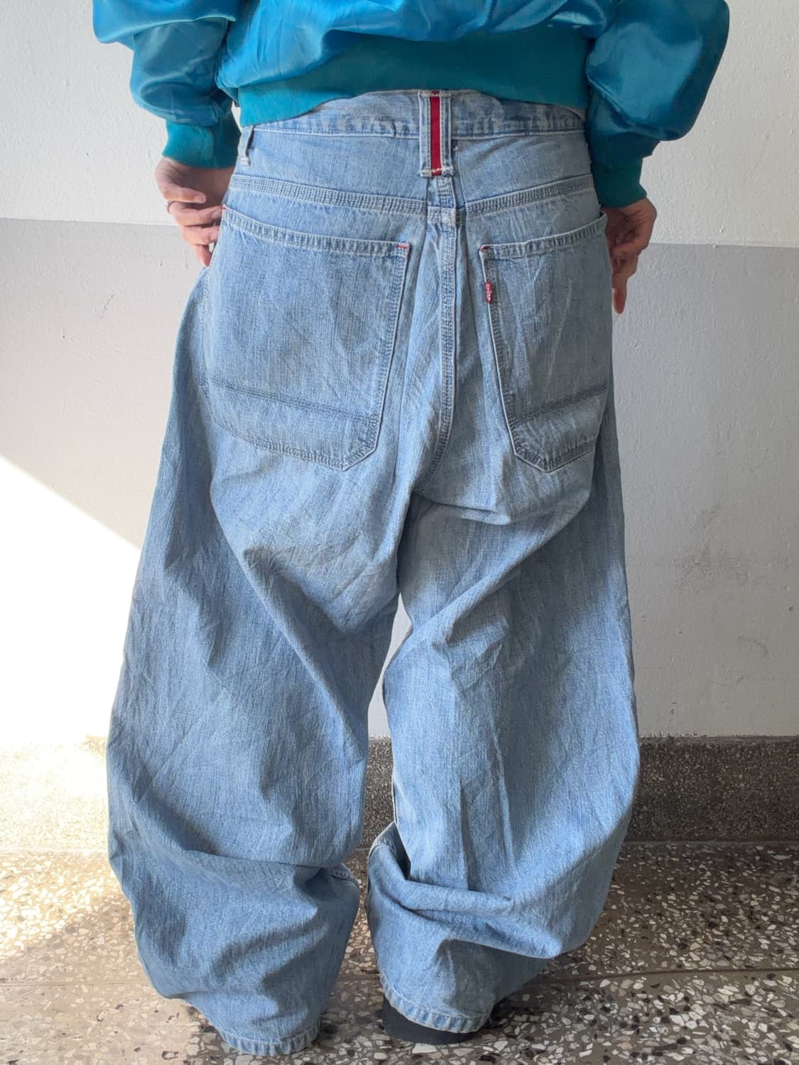 90s LEVIS 데님 와이드팬츠 상품이미지1