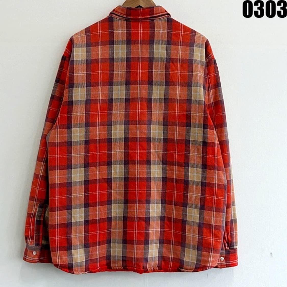 슈프림 Supreme 체크 패디드 셔츠 자켓 XL 0303  상품이미지10