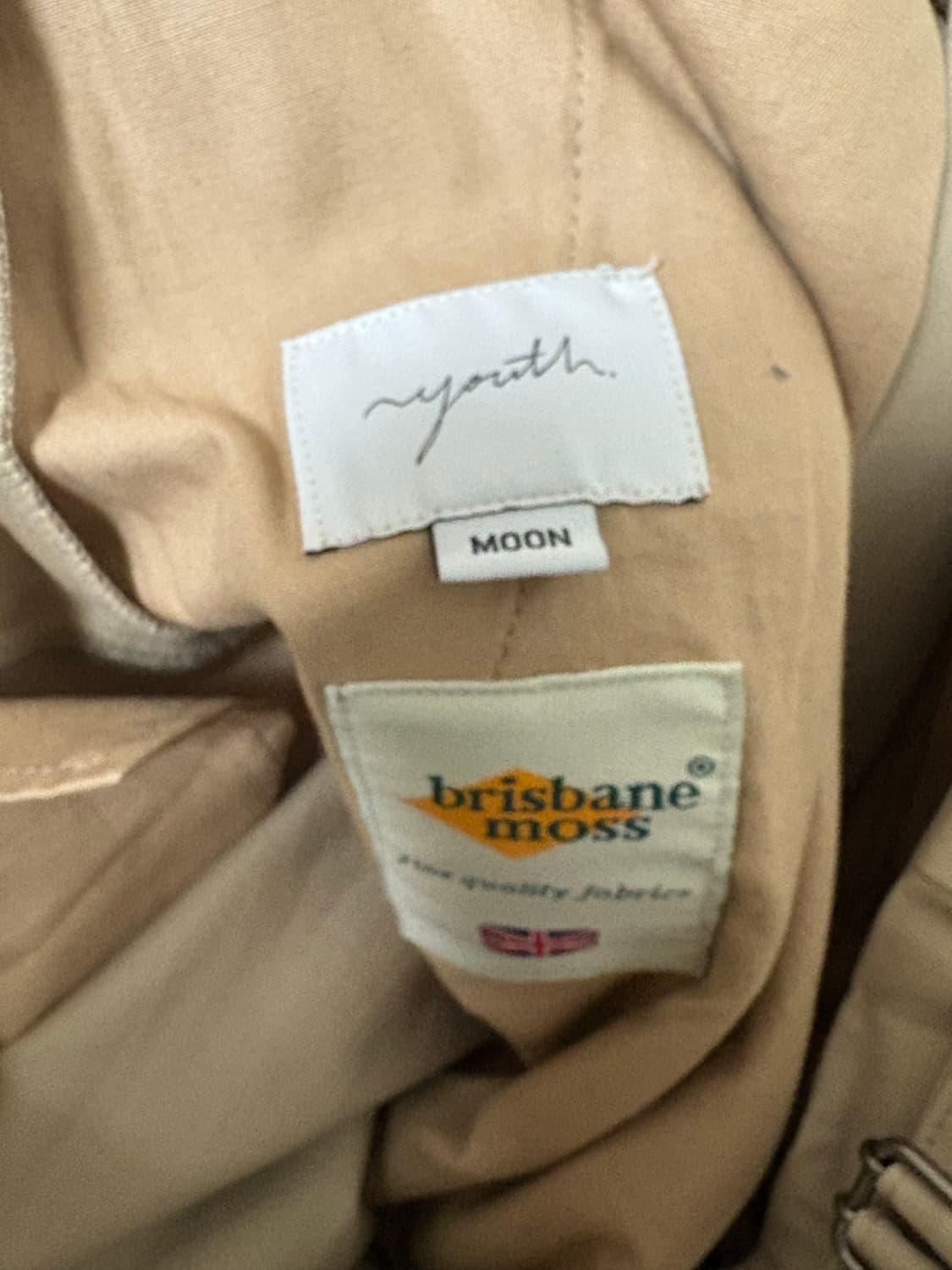 유스 와이드 치노 팬츠 베이지 m 상품이미지3