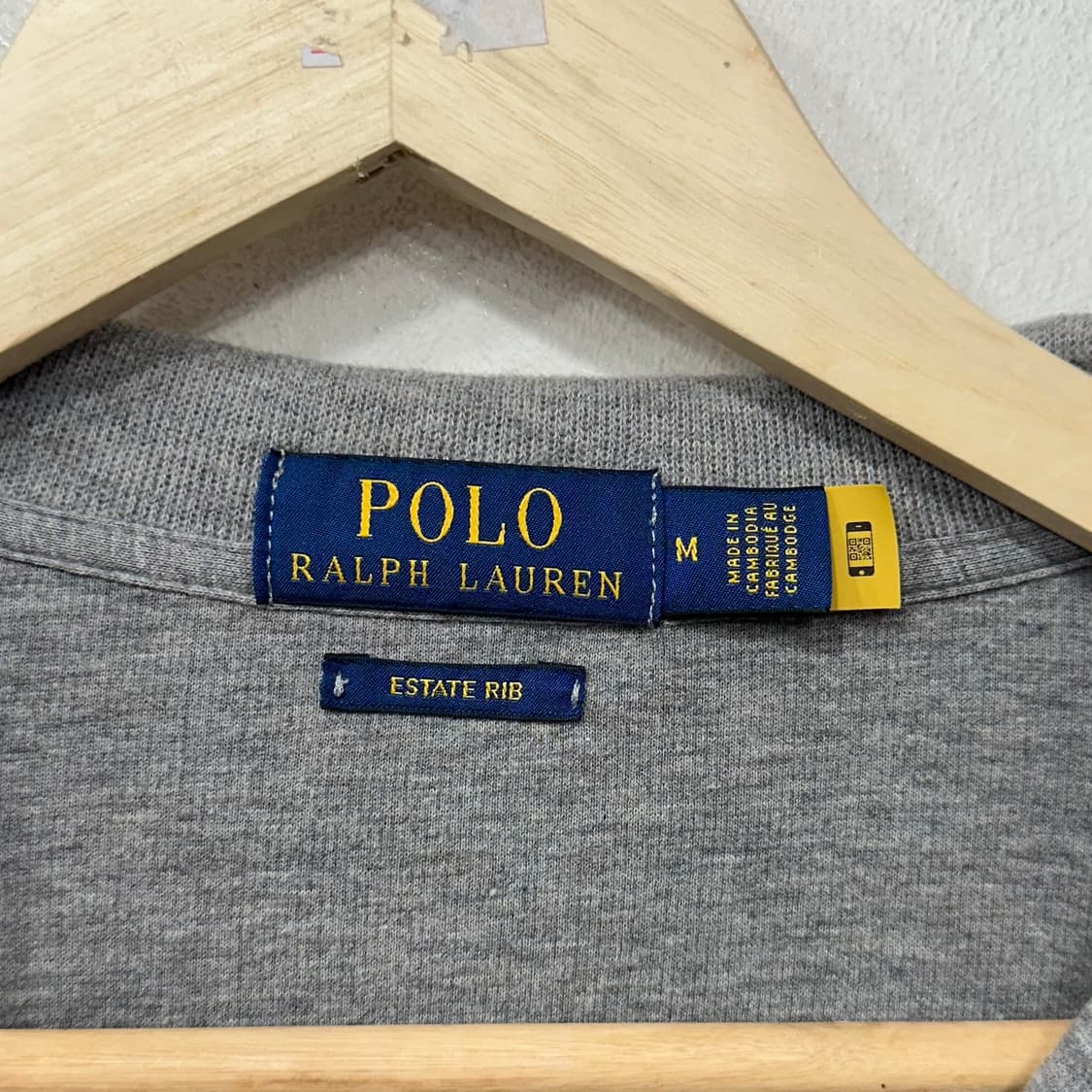 폴로 반집업 니트M 상품이미지3
