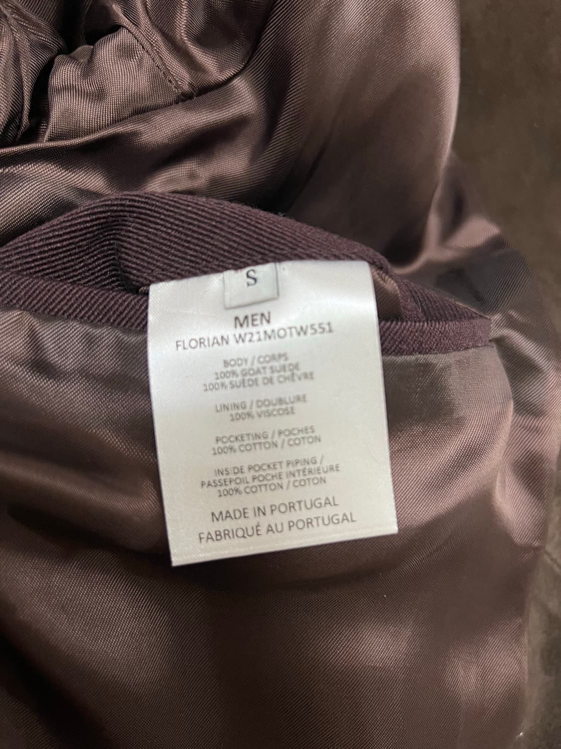 Officine generale 오피신 제네랄 스웨이드 자켓 S 발스타 상품이미지5