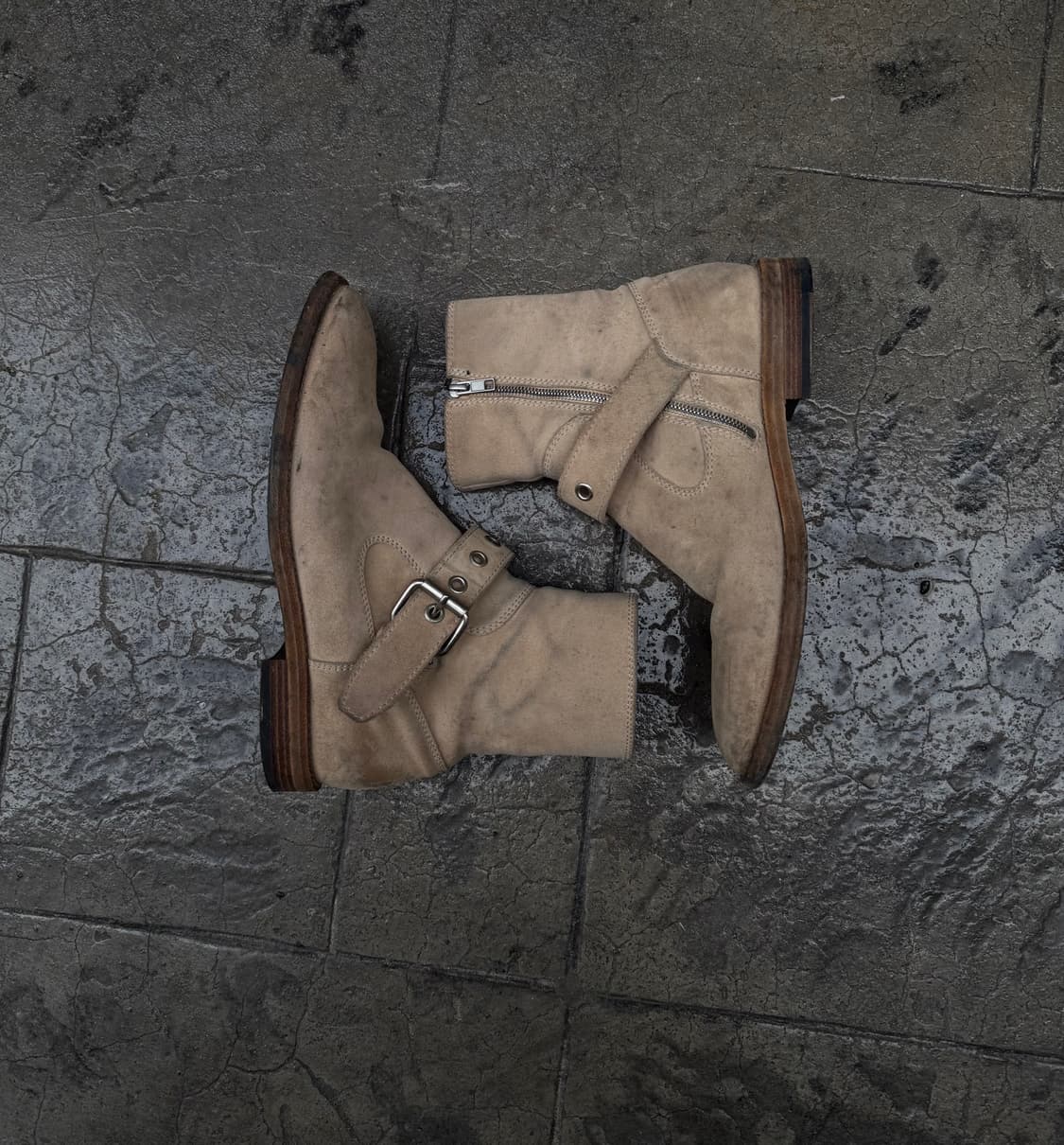 마르지엘라 버클 스트랩 엔지니어드 부츠 상품이미지3