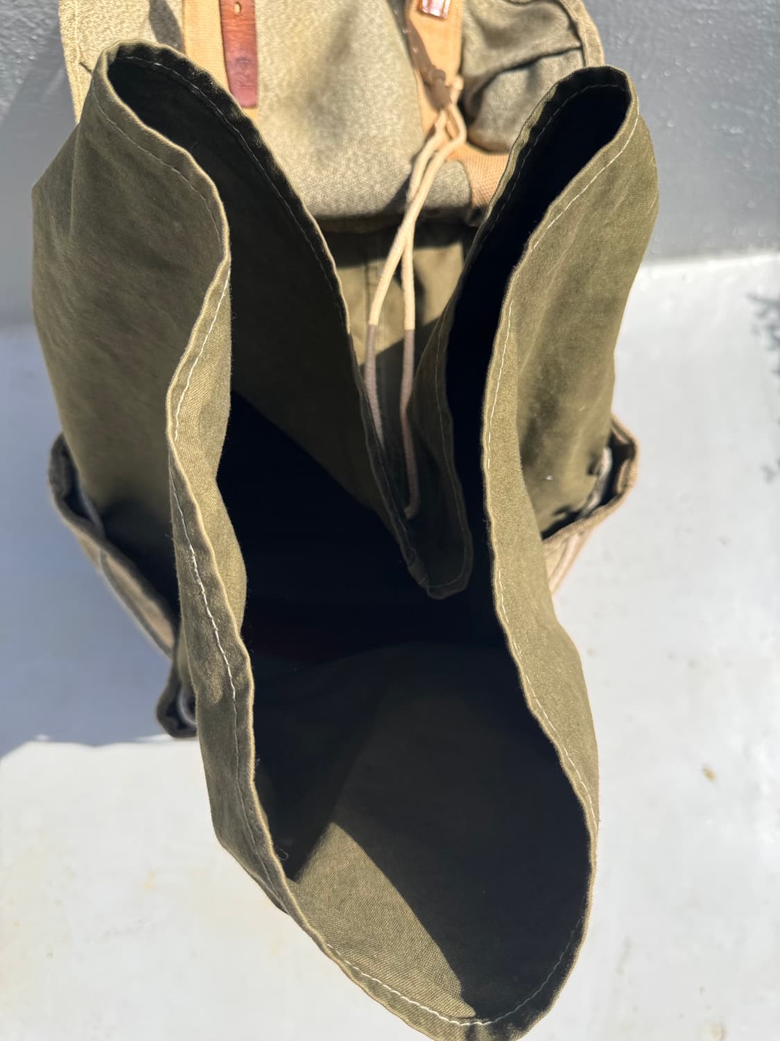 60년대 스위스 밀리터리 럭색 상품이미지4