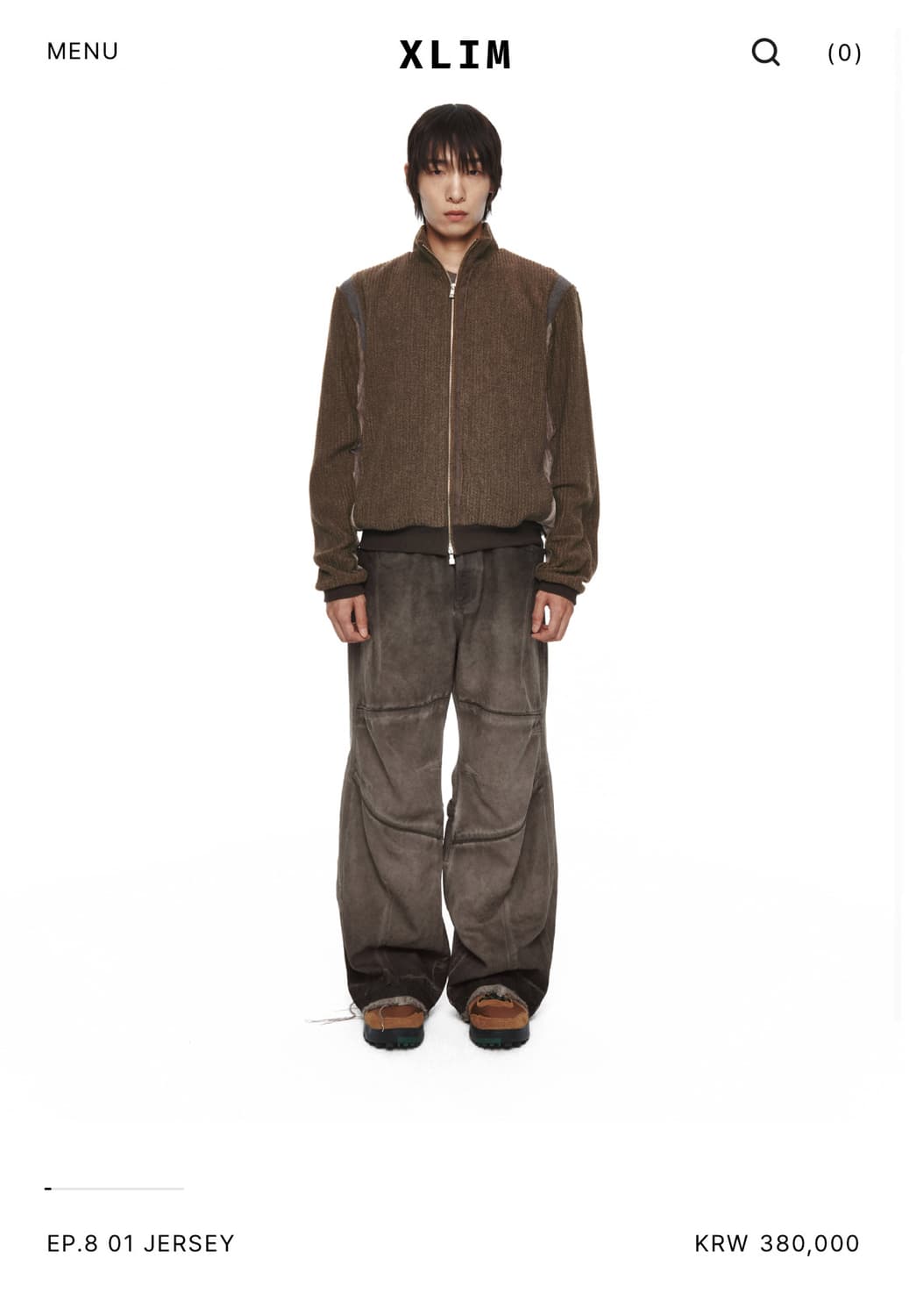 [XLIM] Ep 8 01 Jersey Dark brown L 사이즈 상품이미지1