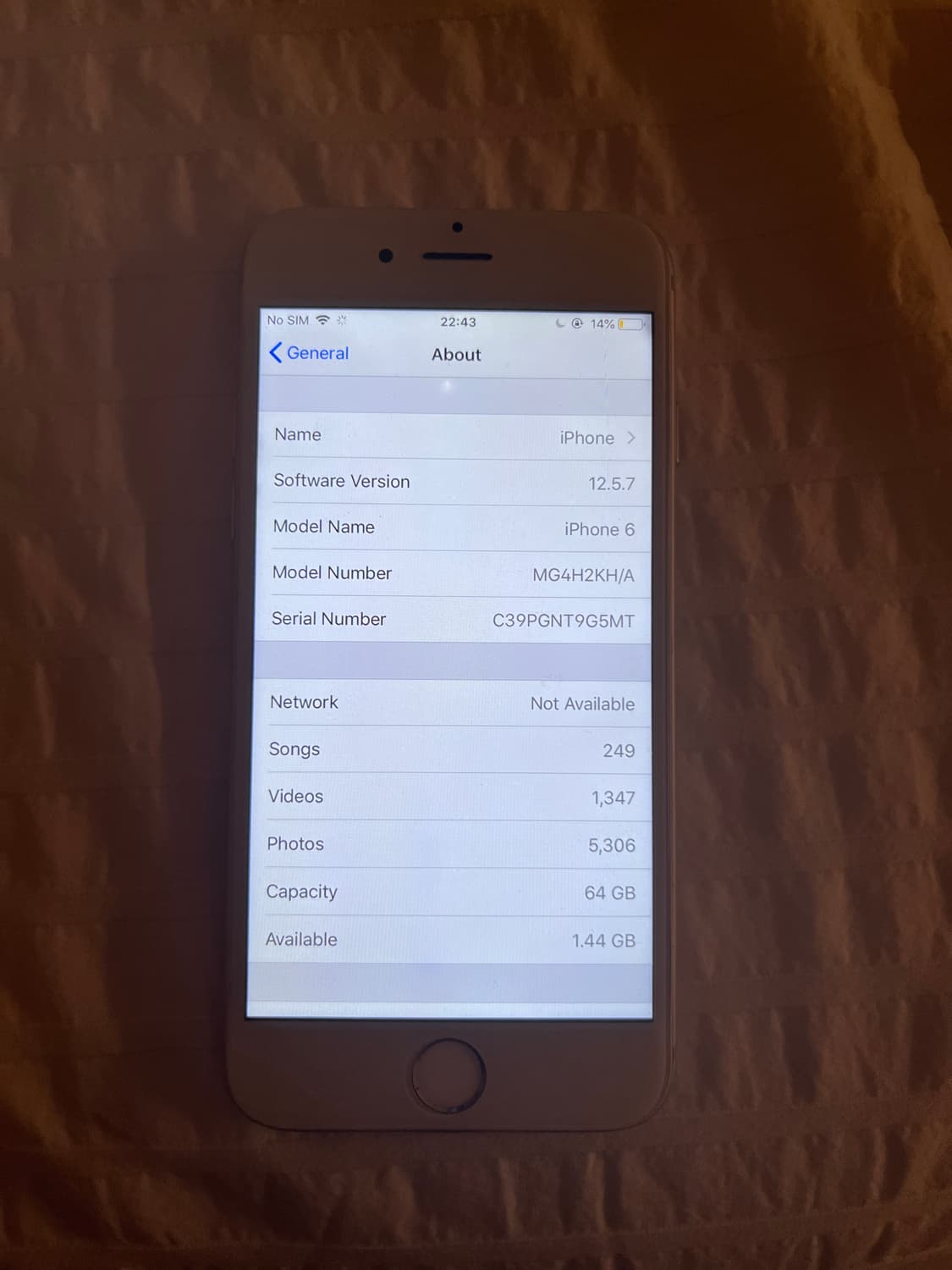 아이폰 6 실버 64GB 배터리효율100% 상품이미지2