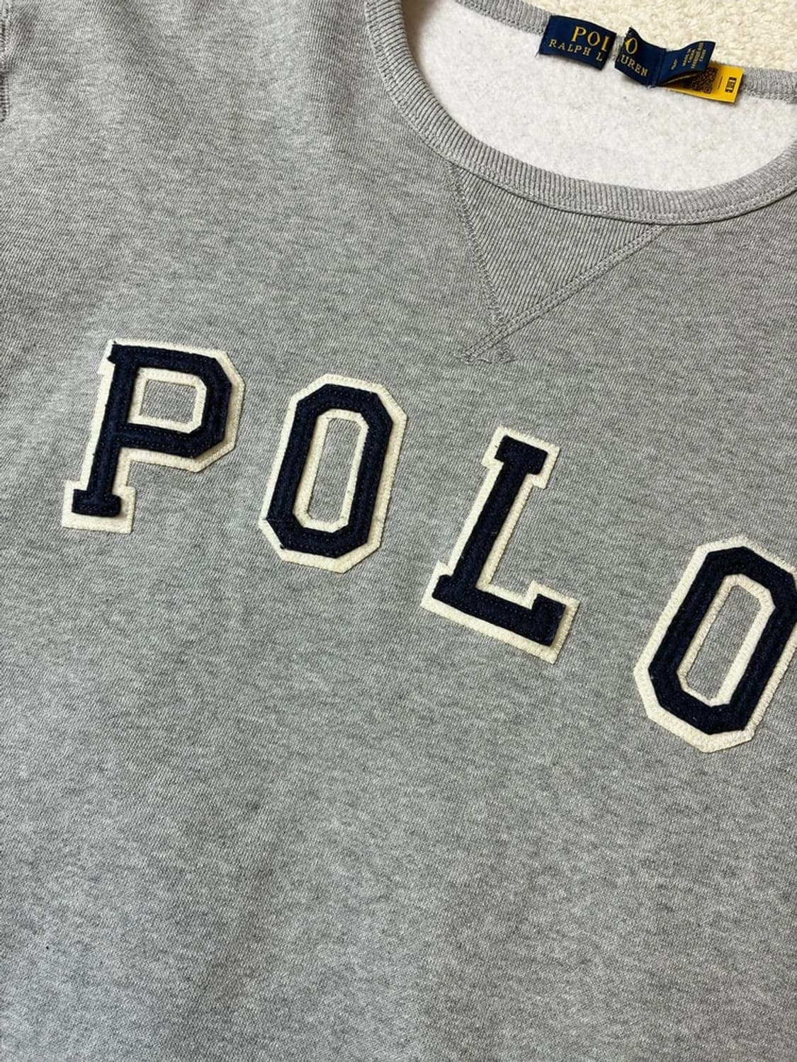 폴로 랄프로렌 아치 로고 신형택 기모 크루넥 맨투맨 PN7049 상품이미지3