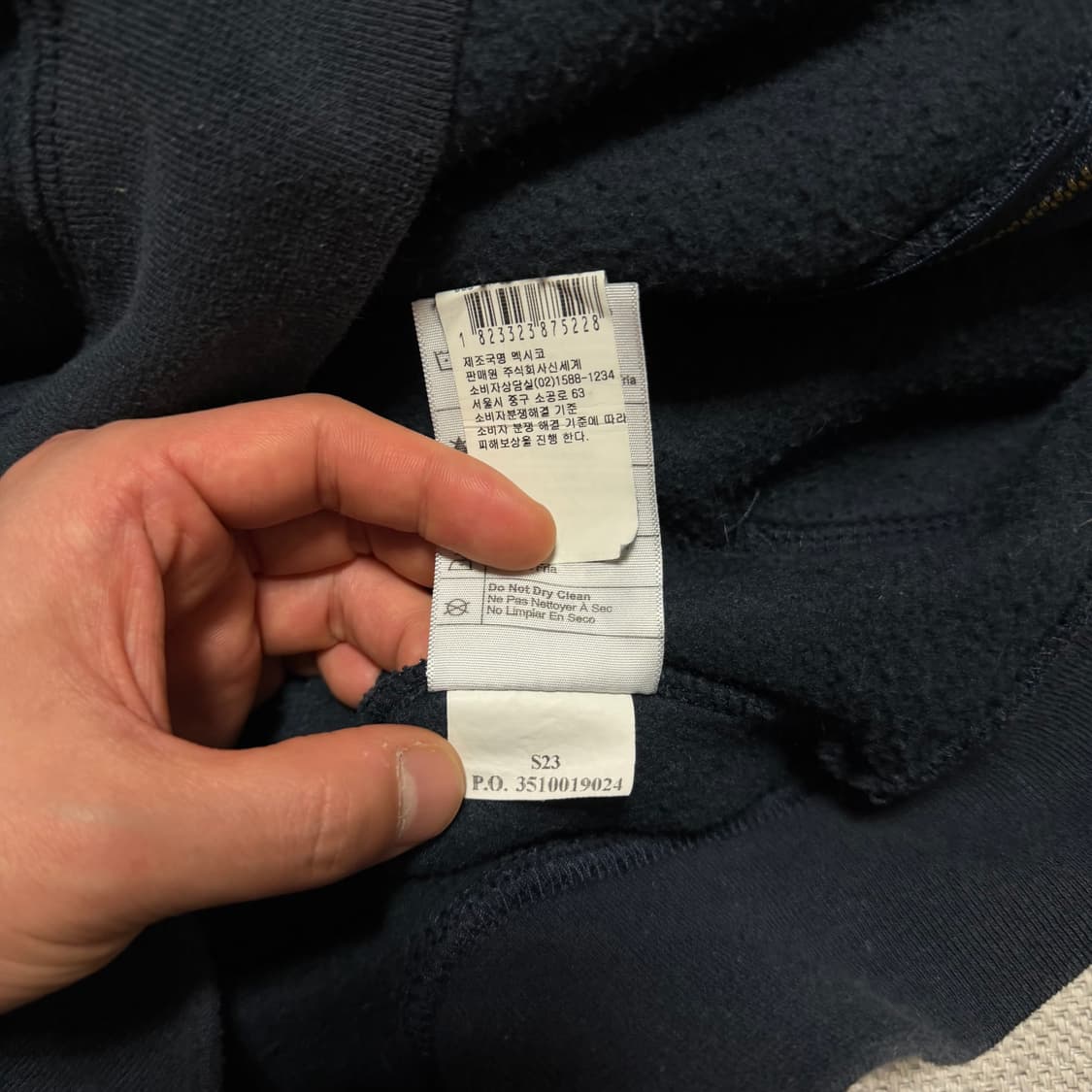 칼하트 루즈핏 기모 후드집업 상품이미지5