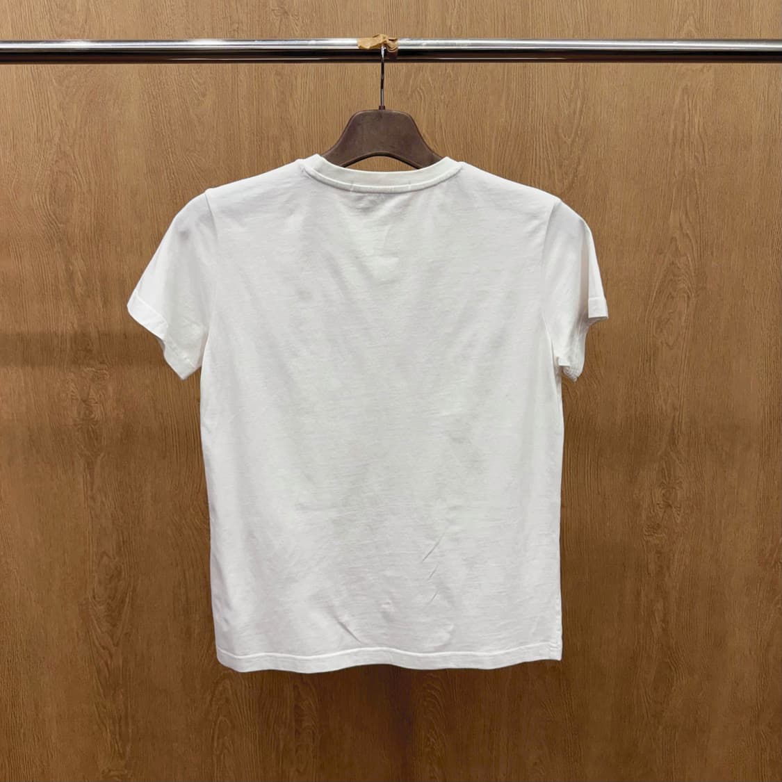 MSGM 밀라노 로고 프린팅 코튼 라운드넥 반팔 티셔츠 화이트 상품이미지3